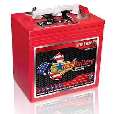 US 125 XC2 6-Volt Battery, 242 Amp Hour