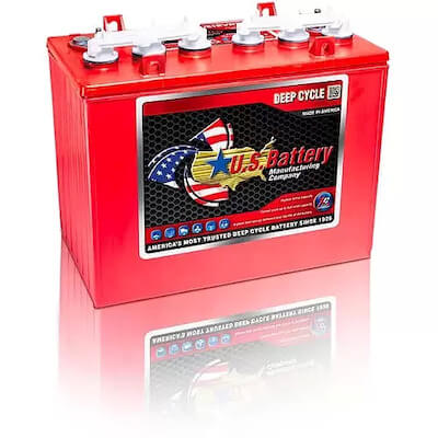 US 12VXZ XC2 12-Volt Battery, 155 Amp Hour